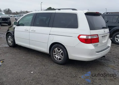 2007 Honda Odyssey Touring из США, поврежденный, VIN 5FNRL38887B124118